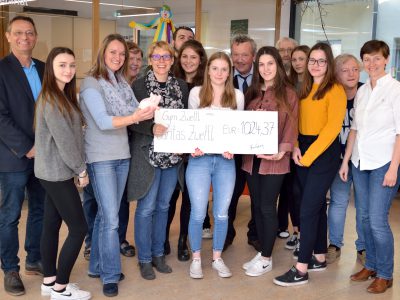 Spendenübergabe an das psychosoziale Wohnhaus der Caritas in Zwettl