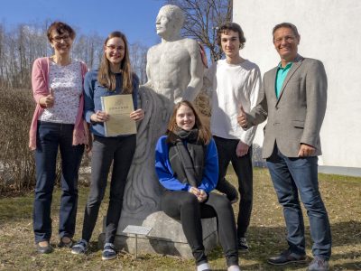 1. Platz beim Fremdsprachenwettbewerb