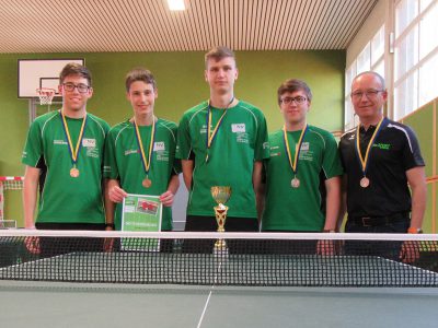 Tischtennis – Bronze im Landesfinale