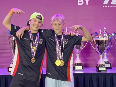 Raphael Holzer ist zweifacher Doppelweltmeister im Tischfußball.
