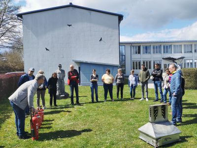 Feuerlöschübung für Personal und Lehrer:innen