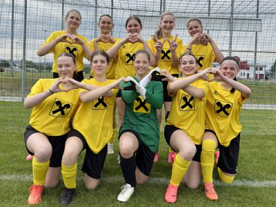 Oberstufen-Mädchen im Fußball-Landesfinale